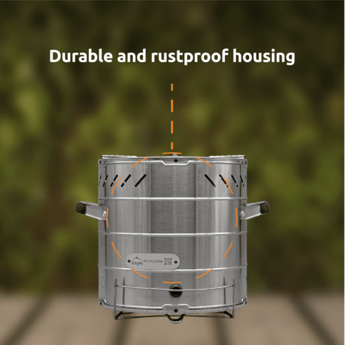 Durable and rustproof housing