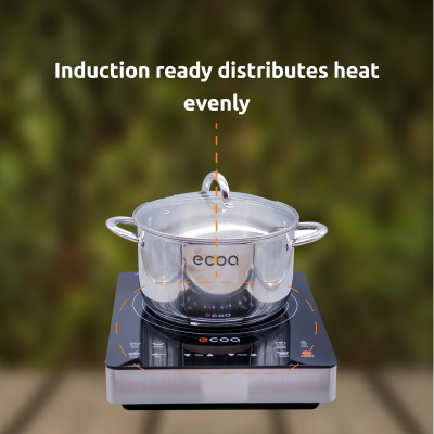 Induction ready distributes heat evenly