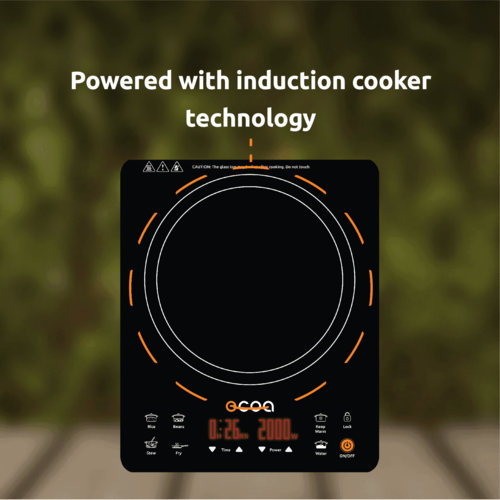 Powered with induction cooker technology