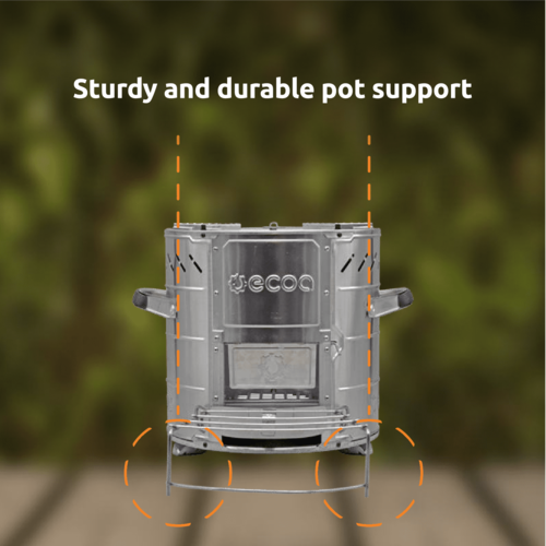 Sturdy and durable pot support